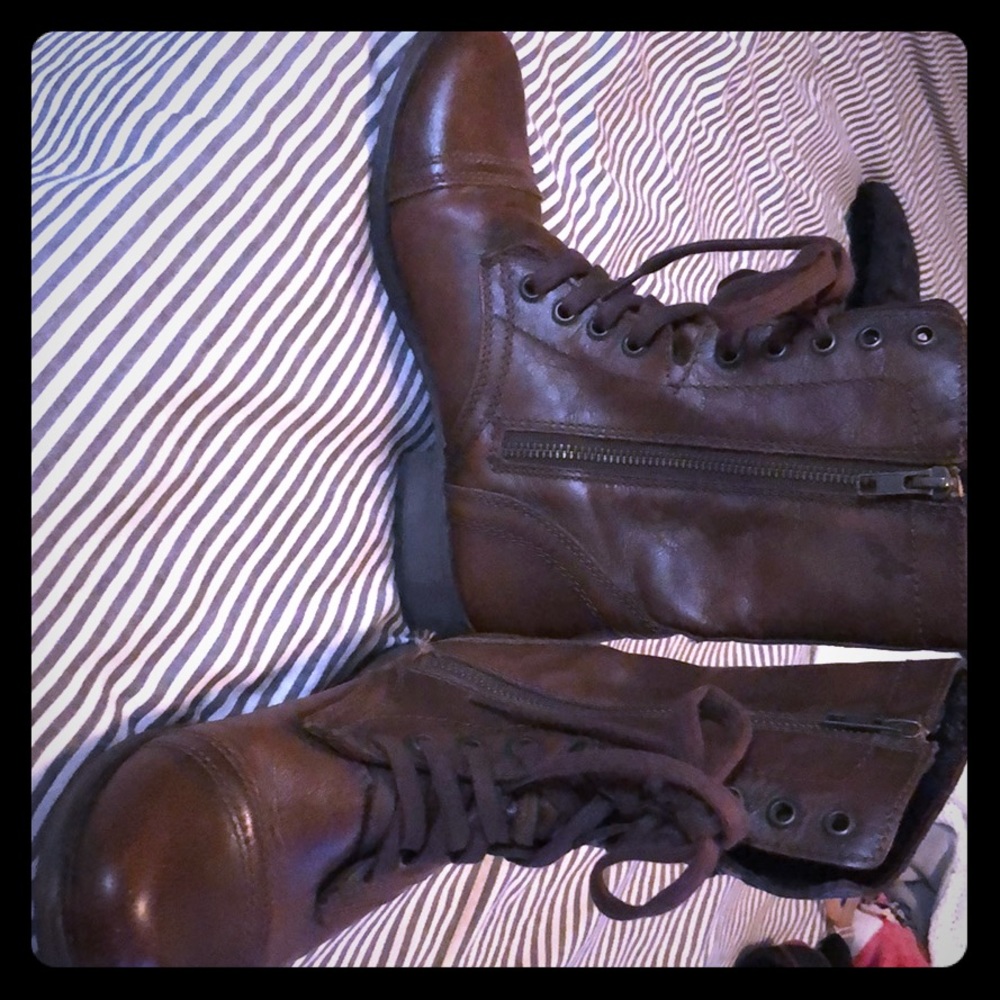 Steve Madden combat boots